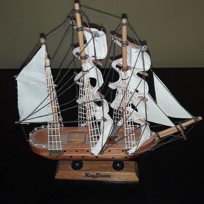 Mayflower wooden model