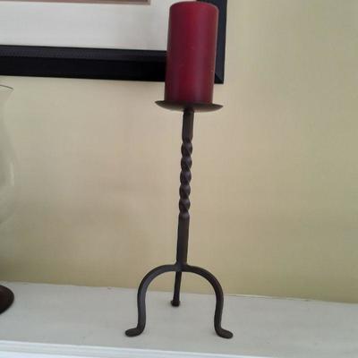 Lot: 3 candle holders