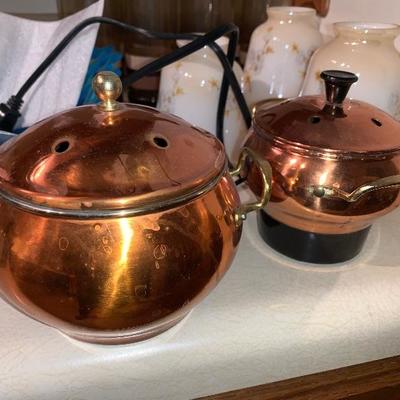 Copper warmer & copper tin