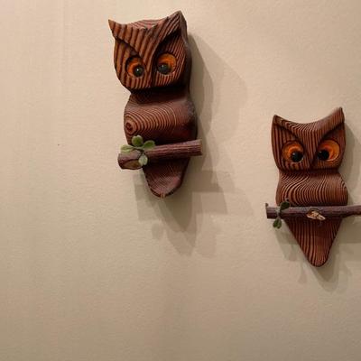 Owl decor wood