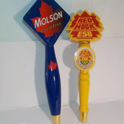 "Beer Taps"  Molson Golden and Red Hook ESB beer taps.