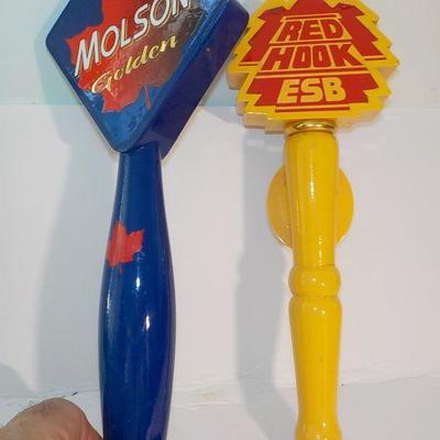 "Beer Taps"  Molson Golden and Red Hook ESB beer taps.