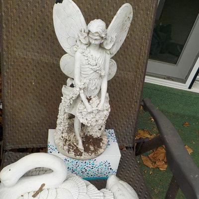 Cement Art, Garden Angel, Swan, Duck.