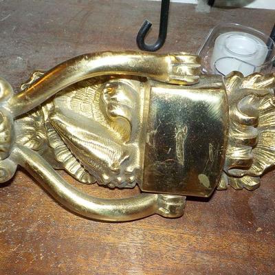 Brass Door Knocker.