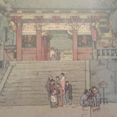 Water color vintage art. Signed .