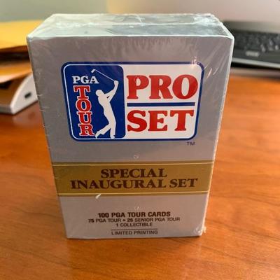 Sealed 100 PGA tour cards 1990
