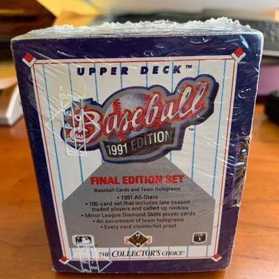 Sealed 1991 Upper Deck baseball final edition set 