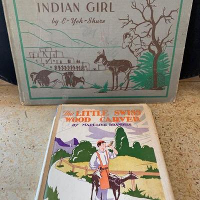 Books - Pueblo Indian girl . Little Swiss...