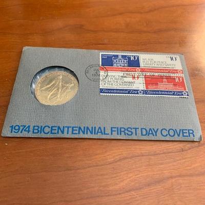 1974 bicentennial first day cover set 