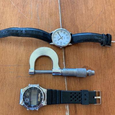 watches and mircometer 
