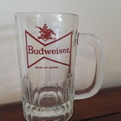 Budweiser Glass Beer Mug