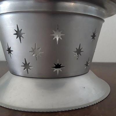 Vintage Midcentury Atomic Buffet Warming Dish 