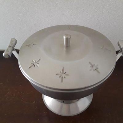 Vintage Midcentury Atomic Buffet Warming Dish 