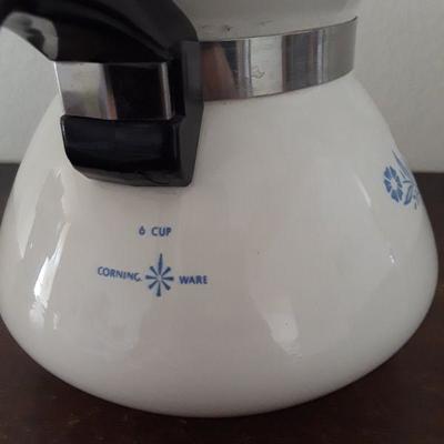 Corning Ware Stove Top Coffee Tea Pot