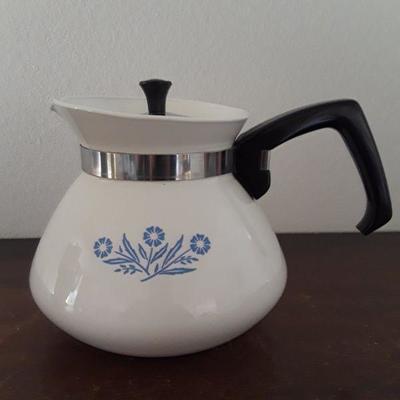Corning Ware Stove Top Coffee Tea Pot