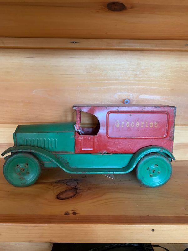 Vintage metal toy car