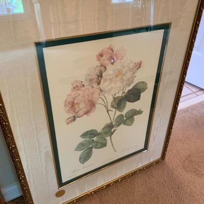 Bombay Company lot of 2 Private Collection prints