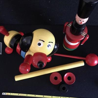 Brio Stacking Dog Puppy & Toy Soldier 