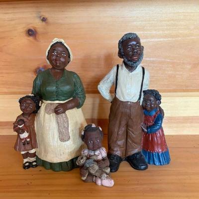 Family sculptures Grandfather / grandmother , children