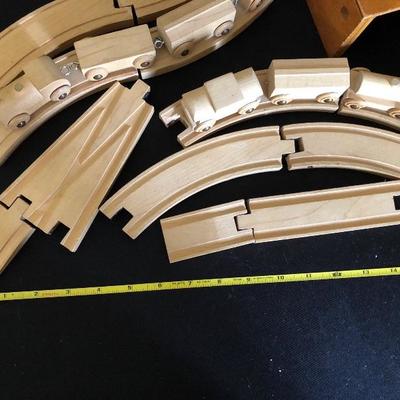 Brio Wooden Track Expansion Set with Train Cars