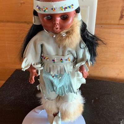 Native American child doll