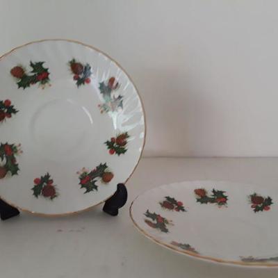 Pair of Rosina Tea Cups & Saucers 