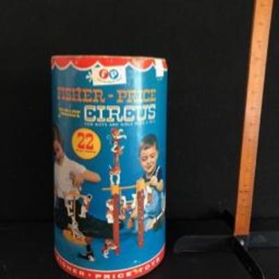 1960's Fischer Price Junior Circus Play Set