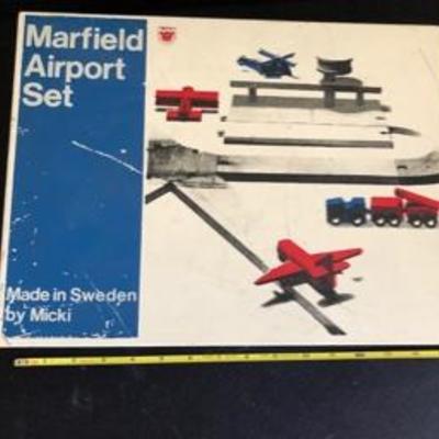 Vintage Mayfield Airport Set Made in Sweden 
