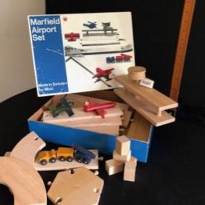 Vintage Mayfield Airport Set Made in Sweden 