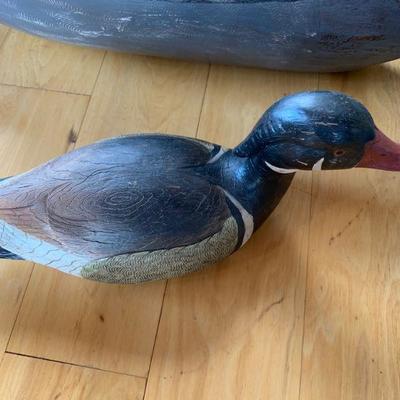 Wood duck carving 