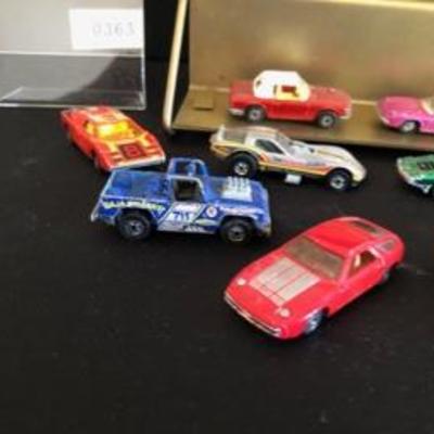 Lot of Vintage Used Hotwheels Matchbox Hotrods Sports Cars Batmobile