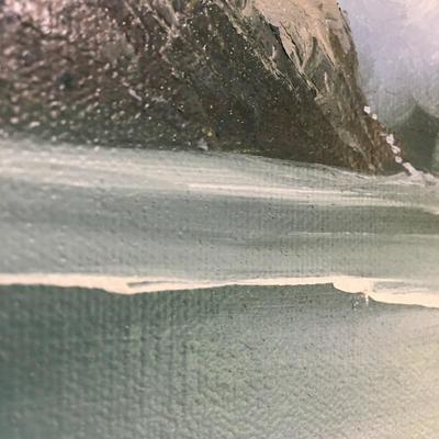 Lot 3 - Framed & Signed Seascape Oil Painting