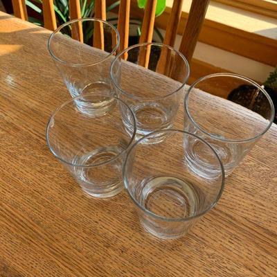 Table full of glassware , barware and other