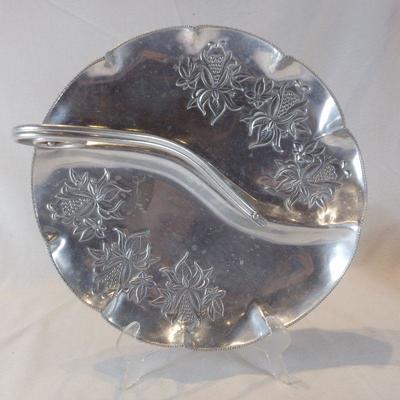 Mid-Century Aluminum Divided Tray