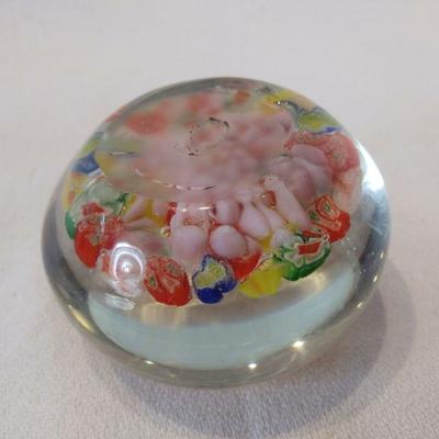 Multi Color Vintage Paperweight