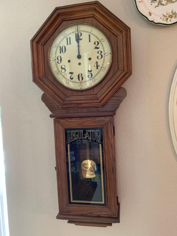 Waltham Wall Clock With Pendulum at Mary blog