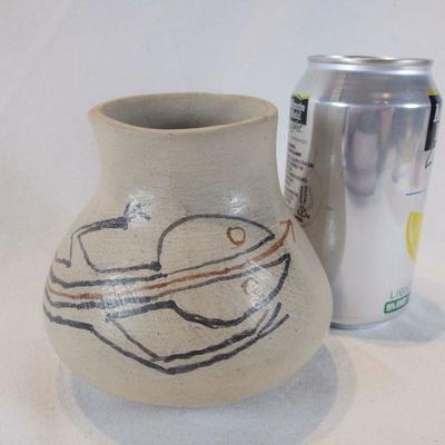 Native American Lizard Pot