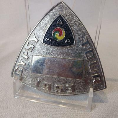 1953 AMA Gypsy Tour Plaque and Membership Card