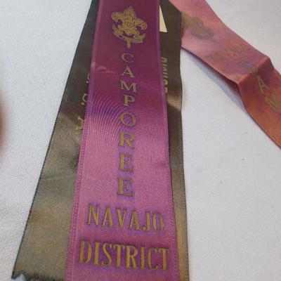 1968 Boy Scout Ribbons and Camp Flag