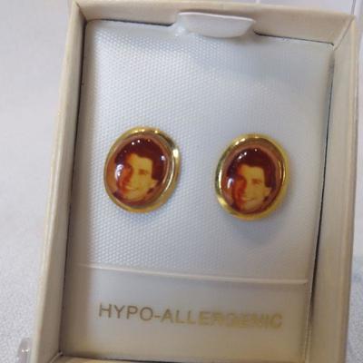 John Travolta Pierced Earrings