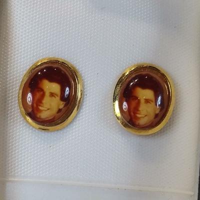 John Travolta Pierced Earrings