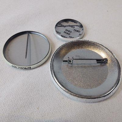 Set of Three Political Buttons