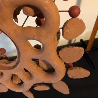 Hand Painted Terra-cotta Decorative Hanging Wreath