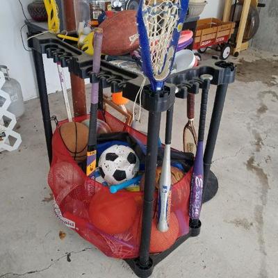 Sports Equipment and Toy Organizer