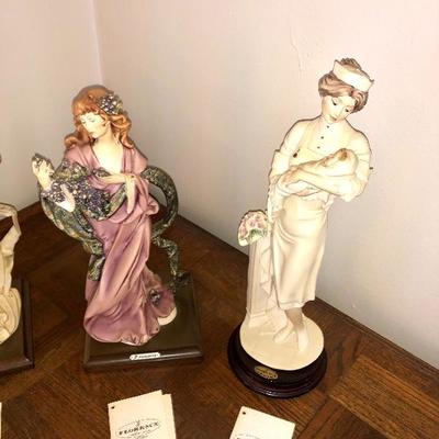 Lot of 4 Armani Figurines 12â€ - 13â€
