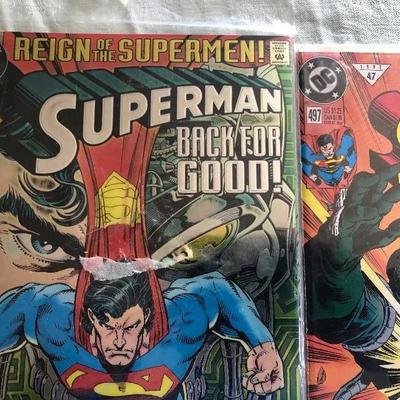 2 Vintage Superman Comic Books
