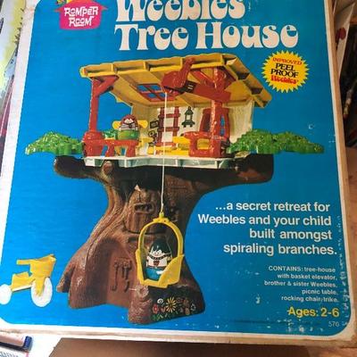 Weebles Treehouse In Box