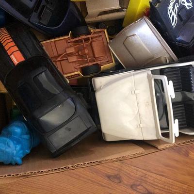 Toy Box Lot 12 Toys, Accessories, and Parts (Cars)