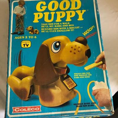 Coleco Good Puppy Pull Toy