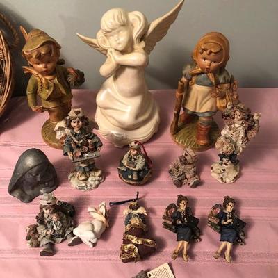 13 Figurine Lot, Boyds, Yesterdays Child, Spoontiques and Others
